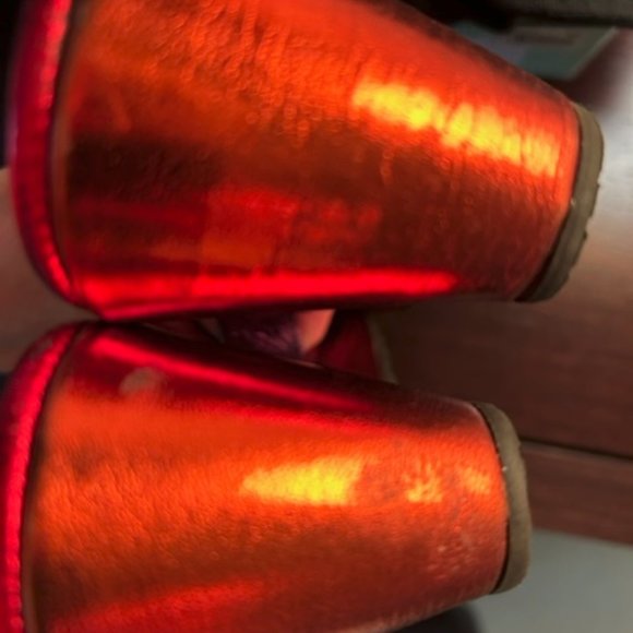 DONALD J PLINER  VINO METALLIC , GRAM-10 PLATFORM WEDGES, 8.5 M/ US - Picture 5 of 14